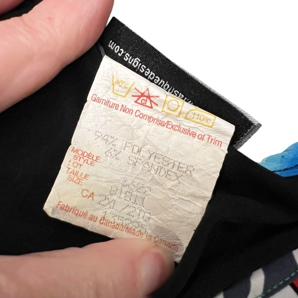 Women’s Tunic Top Art-To-Wear Graffiti Print‎ Vintage Fashion Studio Rave Party - Picture 9 of 14